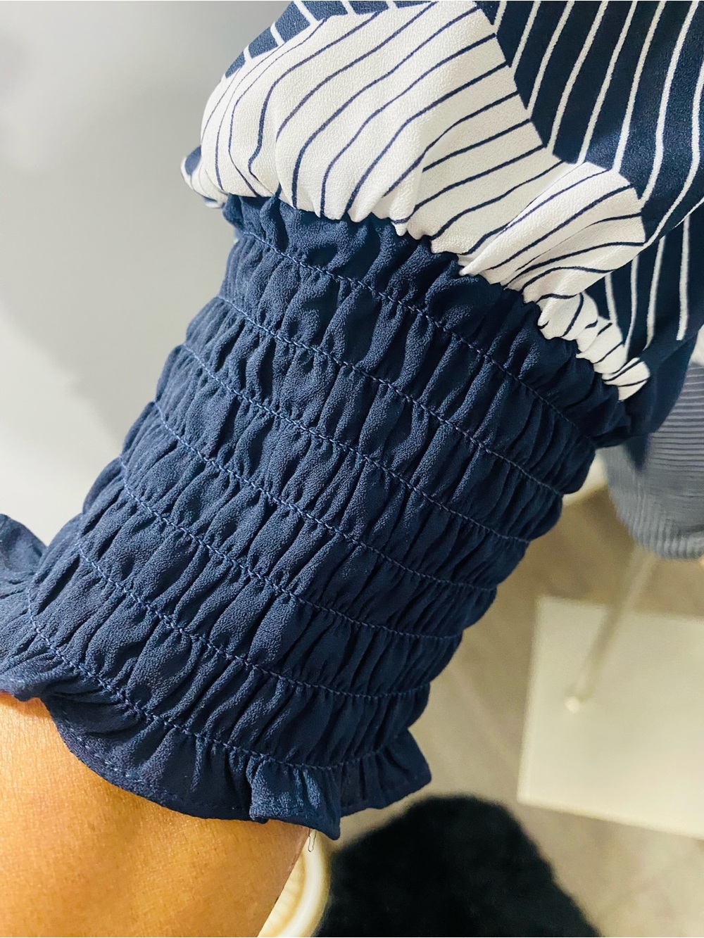 Navy blouse- Classic Blue